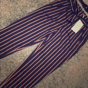 High wasted tie around pants